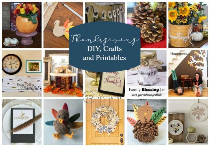 Simply Designing Thanksgiving Round Up | Thanksgiving Crafts, DIYs and Printables | 18 | st patricks day print