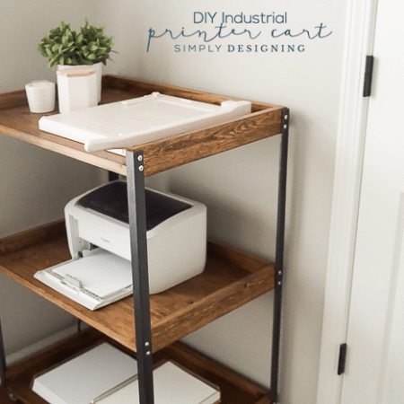 DIY Industrial Printer Cart