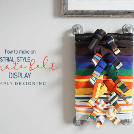 How to Make a Karate Belt Holder Easily