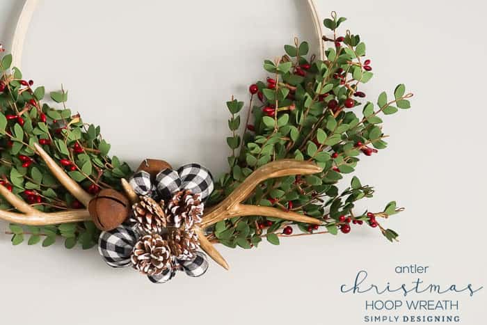Antler Christmas Wreath | Antler Christmas Hoop Wreath | 9 | st patricks day print