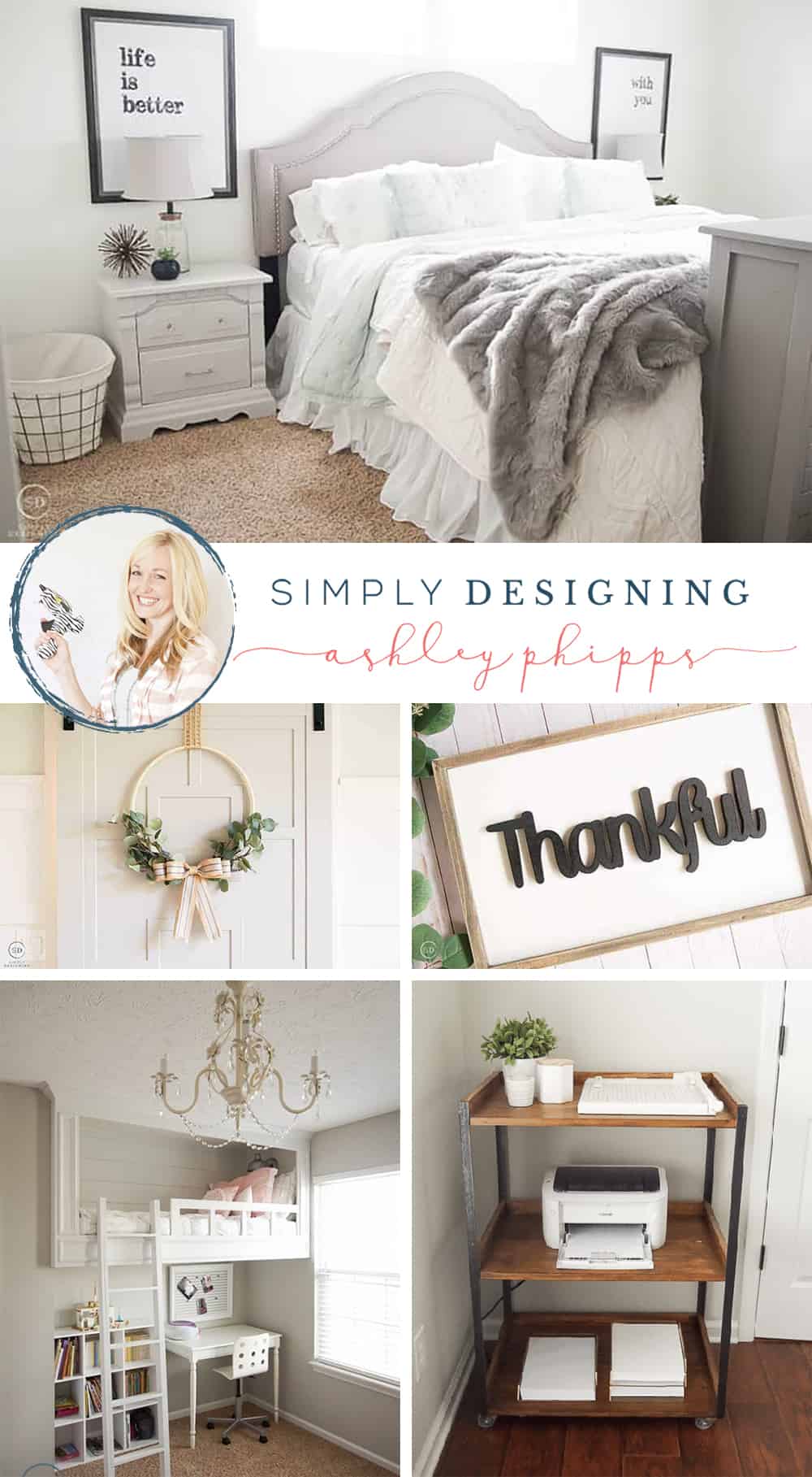 SimplyDesigning AshleyPhipps | 45 Light Bright and Beautiful Home Inspiration Ideas | 31 | Install LVP Flooring