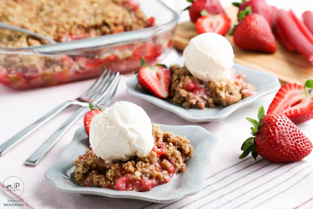 Rhubarb Strawberry Crisp 3 1 | Rhubarb Strawberry Crisp | 12 | Install LVP Flooring