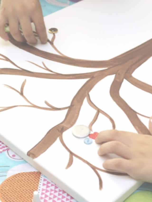 Easy and Fun Button Art Kids Craft Story